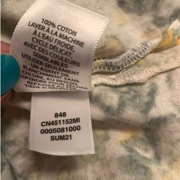 🆕 Caslon A-Line Floral Sleeveless Top from Nordstrom, New with Tags - Picture 8 of 8